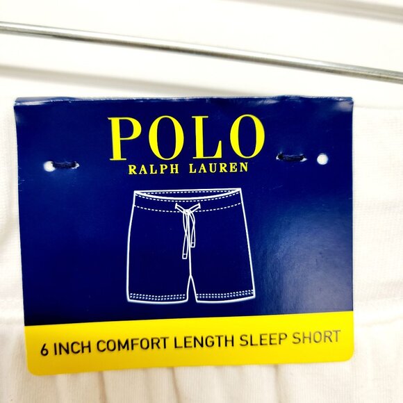 Ralph Lauren Polo Sleep/Lounge Shorts Men Size L Drawstring 6” Comfort Length - Picture 7 of 10